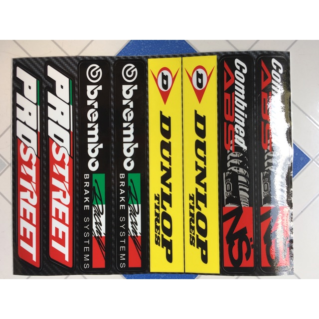 Sét tem dán phuộc dán gắp abs dunlop