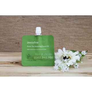 Kem Dưỡng Trà Xanh Da Hỗn Hợp Innisfree Green Tea Balancing Cream Ex 5ml