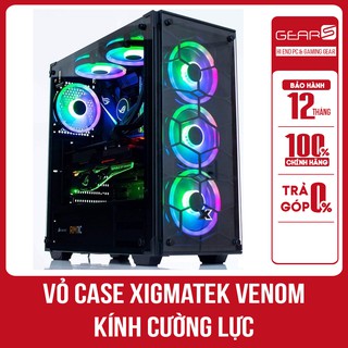 Vỏ Case XIGMATEK Venom (EN41497) - Bảo hành chính hãng Mai Hoàng 12 Tháng