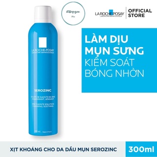 (300ml có tem tiếng việt)La Roche Posay- Nước Khoáng Giúp Làm Sạch Và Làm Dịu Da Dành Cho Da Dầu Mụn