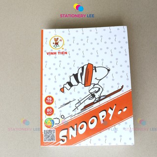 [Set 5 Cuốn] Tập học sinh - Vở học sinh - Vibook Snoopy - 96 Trang (ĐL 80gsm)