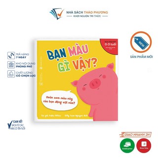 Sách - Ehon Nhật Bản Bạn màu gì vậy ? dành cho trẻ 0-3 tuổi