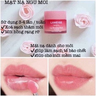 Mặt nạ môi LANEIGE Lip Sleeping Mask [ Berry] - Mini Size 3gr | Mask dưỡng môi HÀNG XỊN