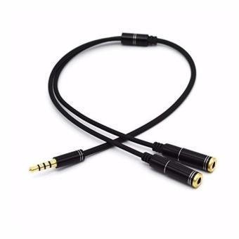 Dây chia loa đầu 3.5 1 ra 2 LOẠI MỚI 4 Khấc