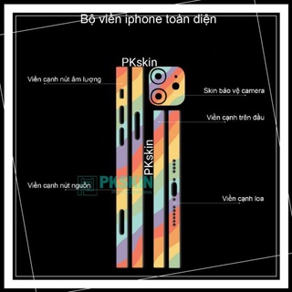 [Miếng dán cao cấp] Miếng dán skin viền in hình cho iPhone 13, 13 pro, 13 pro max, 13 mini theo yêu cầu