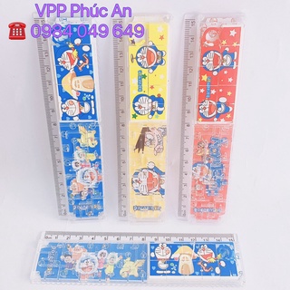 01 thước kẻ có xếp hình Doremon và trò chơi ziczac
