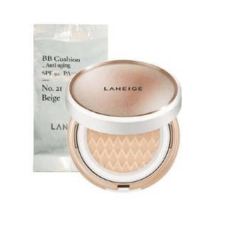 [Tặng kèm lõi] Phấn Nước Đa Năng Ngăn Ngừa Lão hóa Laneige BB Cushion Anti-Aging SPF50+ PA+++