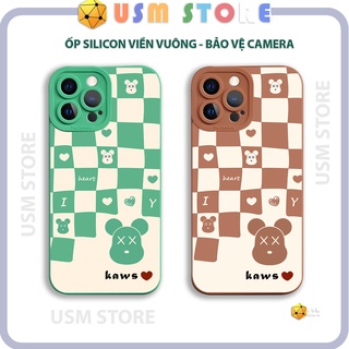 Ốp lưng iphone 11/11 Pro/11 Promax/12/12Mini/12 Pro/12 Promax/13/13 Pro/13 Mini/13 Promax chất TPU, bảo vệ camera caro