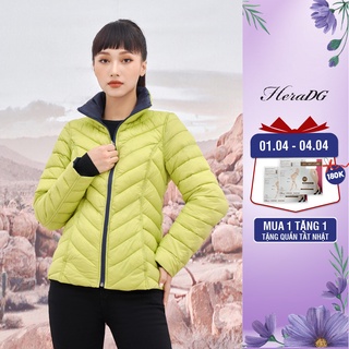 Áo khoác phao nữ 3 lớp dáng ngắn mặc được 2 mặt HeraDG - WJK20017-S