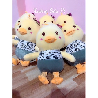 ❤️Sỉ Giá Xưởng❤️ Thú Bông Gà Nơ, Gấu Bông Gà Con Mặc Áo Siêu Dễ Thương Hàng Cao Cấp Mềm Mịn Sịn