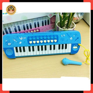 Đồ chơi âm nhạc, đàn organ đồ chơi kèm míc cho bé tập làm hát