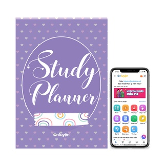 [Mã LIFEMALL995 giảm 10% đơn 99K] Sổ tay cute kế hoạch học tập 80 trang Study planner Ôn Luyện giao mẫu ngẫu nhiên