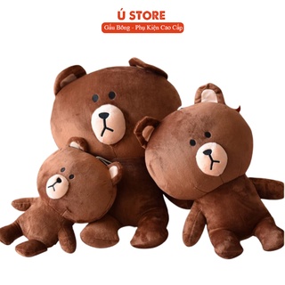 Gấu Bông Brown, Gấu Bông Mềm, Đẹp, Cao Cấp Size 45cm - 75 - 1m1