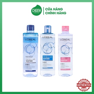 Nước tẩy trang LOreal Paris 3-in-1 Micellar Water 400ml