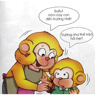 Sách - Bé Học Lễ Giáo - Bubu Tập 7: Đến Trường (Tái Bản)
