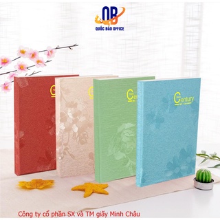 Sổ tay ghi chép Minh Châu - Sổ bìa hoa CK7(mã 073) - đủ màu - 200 trang- 1 quyển