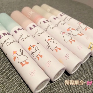 Son kem lì ZUK Happy duck con vịt tone đỏ nâu đất lâu trôi không chì nội địa trung