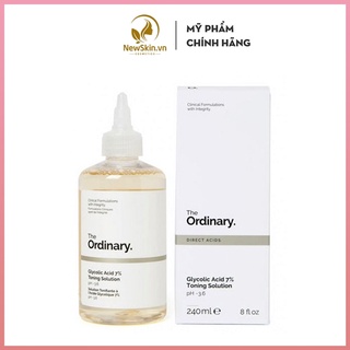 Toner Dưỡng Sáng Đều màu da The Ordinary Glycolic Acid 7% Toning Solution 240ml