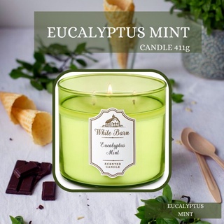 [BILL MỸ] NẾN THƠM THƯ GIÃN BATH AND BODY WORK WHITE BARN 3 BẤC MÙI EUCALYPTUS MINT