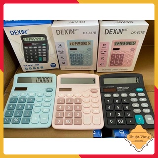 Máy tính Cầm Tay Dexin DX-837B Dùng Năng lượng mặt trời hoặc Pin