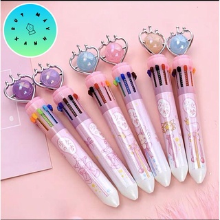 Bút vương miện 10 màu mực so cute xinh xắn