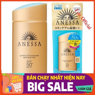 [ Chuẩn AUTH ] Kem Chống Nắng Anessa Perfect UV Sunscreen Skincare Milk SPF 50+ PA++