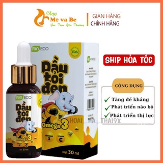 [CHÍNH HÃNG] TINH DẦU TỎI ĐEN OMEGA 3 30ml  - HỖ TRỢ TĂNG CƯỜNG ĐỀ KHÁNG BỔ SUNG OMEGA 3