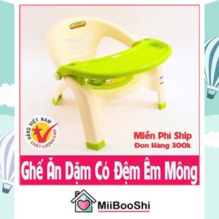 Ghế ăn dặm cho bé gấp gọn ghế ăn dặm cao cấp Vệt Nhật chính hãng nhiều màu phù hợp cho bé trai và bé gái MiibooShi MB36