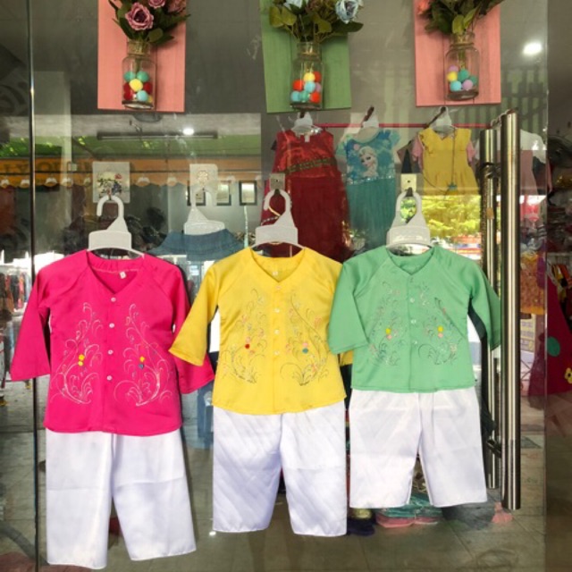 Bộ bà ba cho bé gái