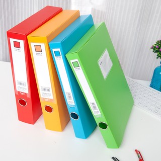 File Hộp 3.5cm 4 màu Guangbo A8027