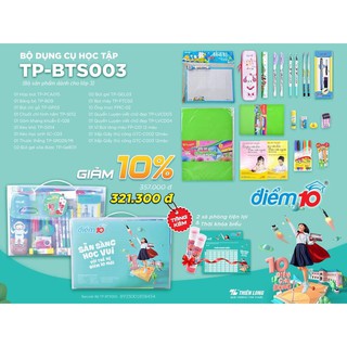 [Combo] Bộ Dụng Cụ Học Tập TP-BTS003 - Bộ Sản Phẩm Dành Riêng Cho Học Sinh Lớp 3
