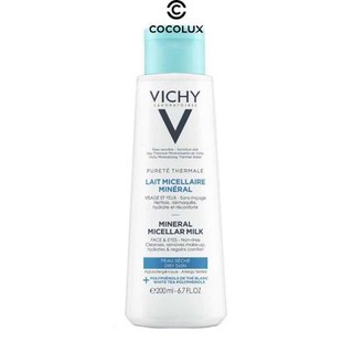 [Công Ty, Tem Phụ] Sữa Tẩy Trang VICHY Sạch Sâu và Cấp Ẩm 24h [COCOLUX]