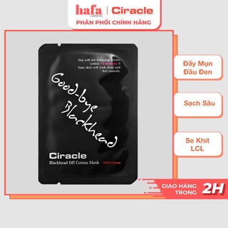 Mặt nạ Serum đẩy mụn đầu đen Ciracle Blackhead Off Cotton Mask (Ciracle Goodbye Blackhead) _ Ciracle Chính Hãng