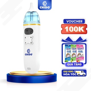 Máy hút mũi điện tự động cầm tay không dây thông minh Chido hút sạch dịch đờm cho cả người lớn và trẻ em