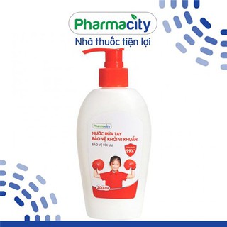 Nước Rửa Tay Bảo Vệ Khỏi Vi Khuẩn Pharmacity (200ml)