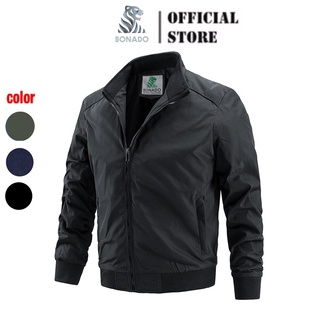 [Mã BMBAU50 giảm 7% đơn 99K] Áo Khoác Dù Nam Chống Nước Cao Cấp Big Size,Có Túi Trong Bonado AK223