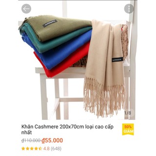 Khăn Cashmere 200x70cm Loại Cao Cấp Nhất