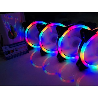 Quạt tản nhiệt Fan Led COOLMOON S3 RGB LED TÂM (Không cần Hub)
