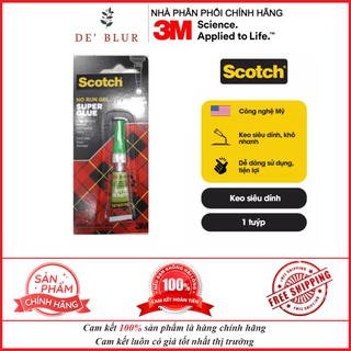 Keo đa năng siêu dính 3M Scotch Ad113 2gram - dán giày, gỗ, nhựa, cao su, sắt, da, gốm sứ - keo sệt nhanh khô dễ sử dụng