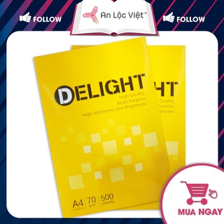 Giấy in Delight khổ A4 70 gsm (500 tờ/ream)