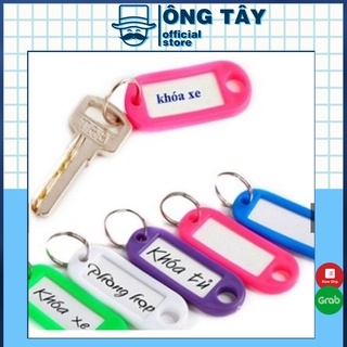 Thẻ Ghi Nhớ Gắn Móc Chìa Khóa - Thẻ Treo Đánh Dấu Hành Lý/ Vali Siêu Tiện Dụng