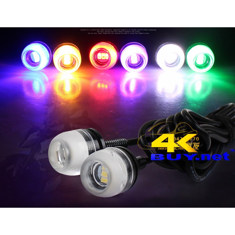 Đèn led nút áo chống nước( 1 cặp)