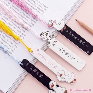 Bookmark Đánh Dấu Sách Kiêm Thước Kẻ Gỗ 7cm Hình Chú Vịt Ngỗ Nghĩnh Dễ Thương