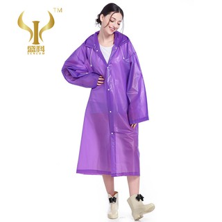 [HÀNG CÓ SẴN] D Áo mưa EVA PEVA 2021 thời trang nhiều màu sắc tiện lợi mang đi du lịch