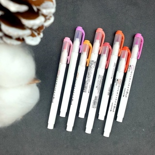 Bút Cọ Thư Pháp Gốc Nước Zebra Mildliner Brush Pen - 15 Màu Cũ