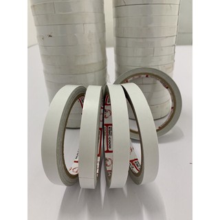 Cuộn băng keo 2 mặt màu trắng loại 11m (Khổ 12mm) bám dính cực tốt N045