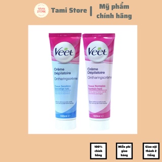 Kem Tẩy Lông Veet Nội Địa Pháp 100ml Hàng Chuẩn Chính Hãng - Tami Store