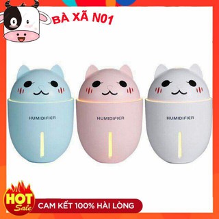 Máy phun sương tạo ẩm đa năng 3 trong 1 -Quạt phun sương tạo ẩm hình con mèo, máy tạo ẩm mùa hè kiêm quạt mini
