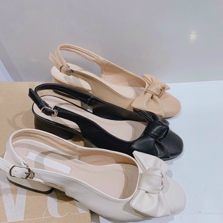 Giày sandal nữ đi học gắn nơ, sandal nữ đế cao thời trang giá rẻ MAKKI SHOP TD620