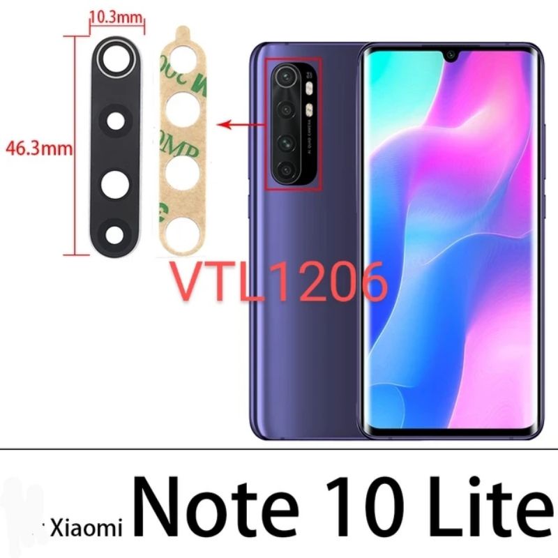 Kính camera Xiaomi Note 10 Lite